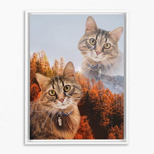 Super Portrait Framed Canvas