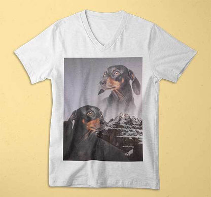 Super Portrait Mens V-neck