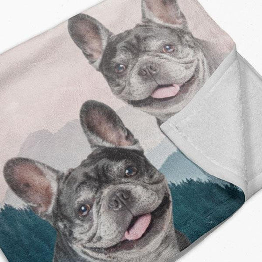 Super Portrait Sherpa Blanket